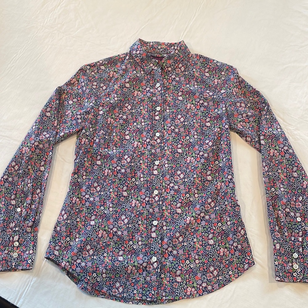 Liberty for J.Crew button down shirt